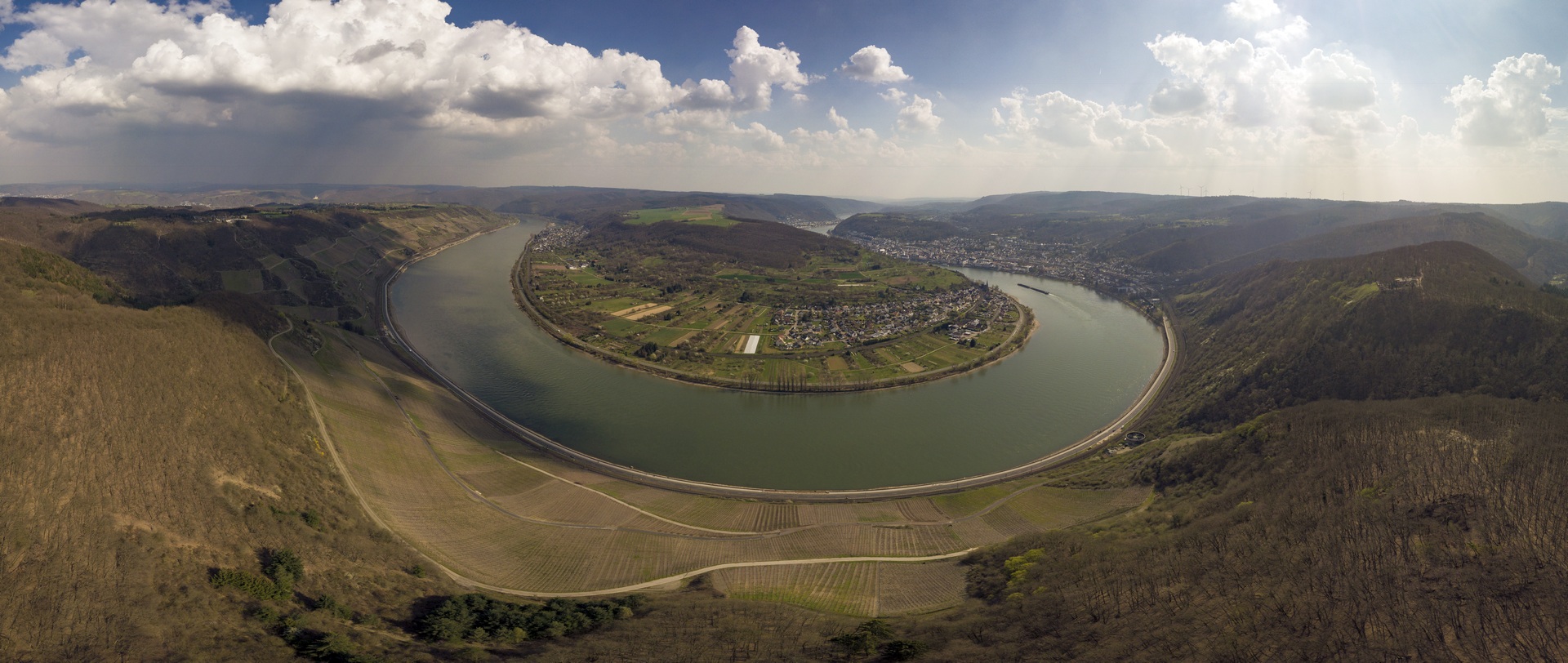 Landschaftsfotografie Panorama Rheinland Drohne
